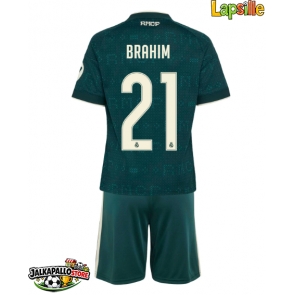 Real Madrid Brahim Diaz #21 Vieraspaita Lapsille 2026-27 Lyhythihainen (+ shortsit)